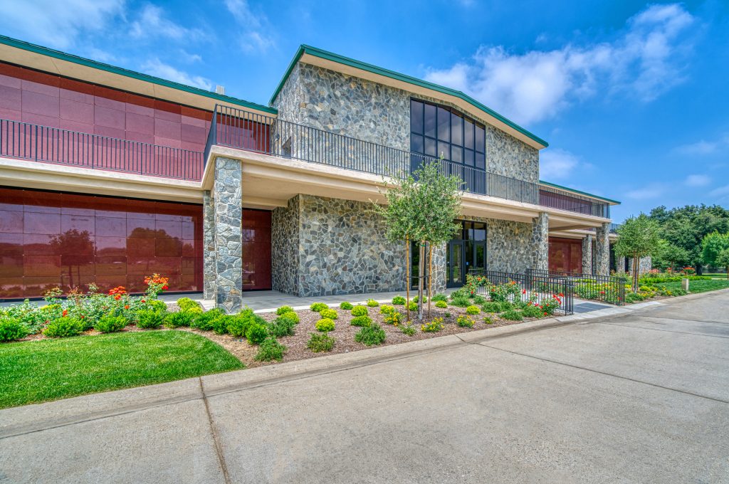 Precast concrete staircase with integrated drainage system Finished concrete stairs leading to mausoleum entrance with handrails installed Steel-framed staircase with anti-slip treads during installation